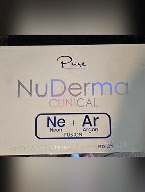 Pure Daily Care NuDerma Clinical Portable Skin Therapy Wand, Machine with 6 Fusi